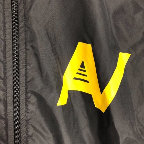 Aviator Nation Black Bomber style Windbreaker w/ Lightning Bolt Graphic size M - Picture 5 of 15